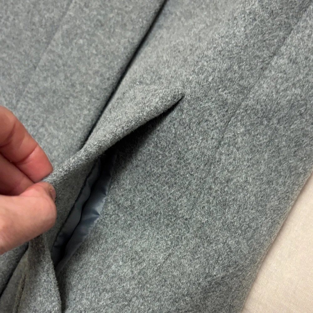 J. Crew Factory Gray Pea Coat - Picture 16 of 16